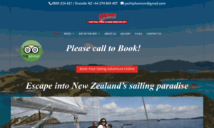 Phantomsailingbayofislands.com thumbnail