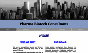 Pharmabiotechconsultants.net thumbnail