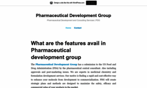 Pharmaceuticaldevelopmentgroup.home.blog thumbnail