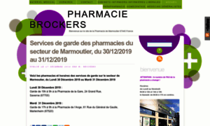 Pharmacie-brockers.com thumbnail