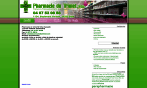 Pharmaciedutriolet.com thumbnail