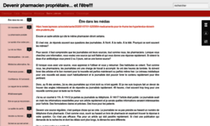 Pharmacienproprietaire.blogspot.fr thumbnail