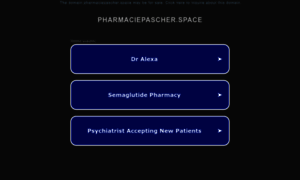 Pharmaciepascher.space thumbnail