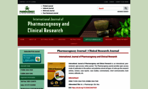Pharmacognosyjournal.in thumbnail