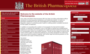 Pharmacopoeia.gov.uk thumbnail