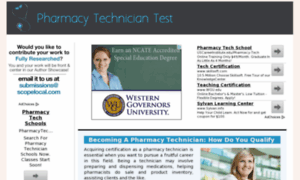 Pharmacy-technician-test.com thumbnail