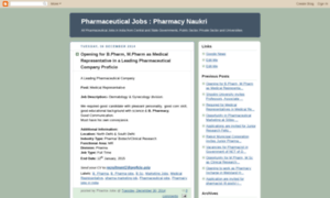 Pharmacynaukri.blogspot.com thumbnail