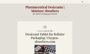Pharmadesiccants.wordpress.com thumbnail