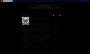 Pharmalyst.blogspot.com thumbnail