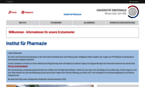 Pharmazie.uni-greifswald.de thumbnail