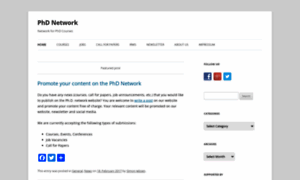 Phd-network.eu thumbnail