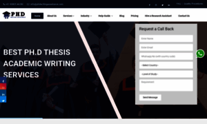 Phdwritingassistance.com thumbnail