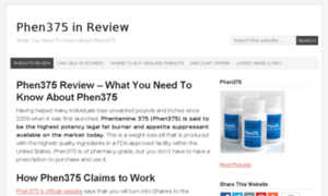 Phen375inreview.com thumbnail