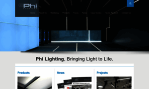 Phi-lighting.com thumbnail