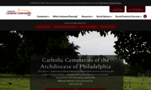 Philadelphiacatholiccemeteries.com thumbnail