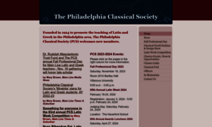 Philadelphiaclassicalsociety.org thumbnail