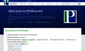 Philevents.org thumbnail