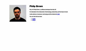 Philipbrown.co thumbnail