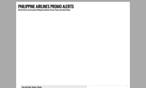 Philippineairlinespromo.net thumbnail