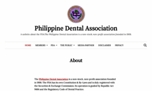 Philippinedentalassociation.info thumbnail