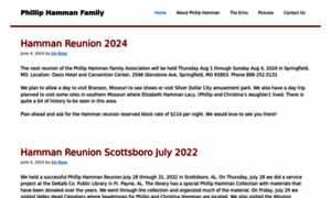 Philliphammanfamily.org thumbnail