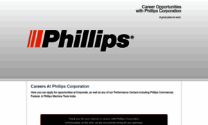 Phillipscorp.hrmdirect.com thumbnail
