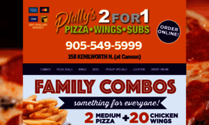 Phillys2for1pizzawings.com thumbnail