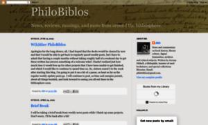 Philobiblos.blogspot.com thumbnail