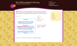 Philosophicallibrary.org thumbnail