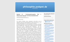Philosophie.podspot.de thumbnail