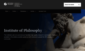 Philosophy.sas.ac.uk thumbnail