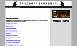 Philosophyexperiments.com thumbnail