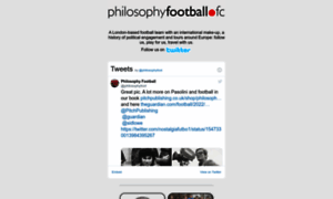 Philosophyfootballfc.org.uk thumbnail