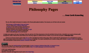 Philosophypages.com thumbnail
