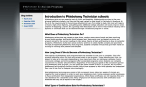 Phlebotomytechnicianprograms.org thumbnail