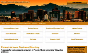 Phoenixarizonabusinessdirectory.com thumbnail