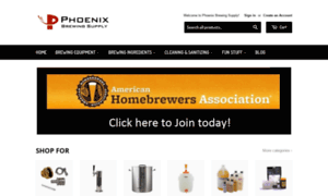 Phoenixbrewingsupply.com thumbnail