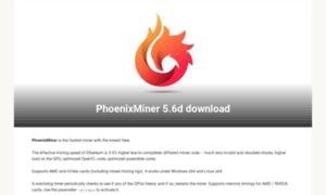 Phoenixminer.me thumbnail