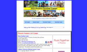 Phoenixsummercamps.com thumbnail