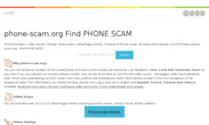 Phone-scam.org thumbnail