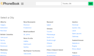Phonebookcanada.ca thumbnail