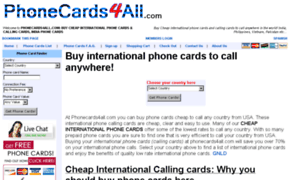 Phonecards4all.com thumbnail