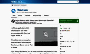 Phoneclean.en.lo4d.com thumbnail
