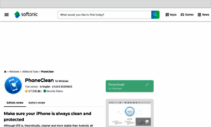 Phoneclean.en.softonic.com thumbnail