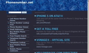 Phonenumber.net thumbnail