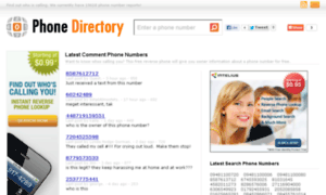 Phonenumbersdirectory.net thumbnail