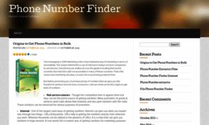Phonenumbersfinder.wordpress.com thumbnail