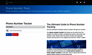 Phonenumbertrack.com thumbnail