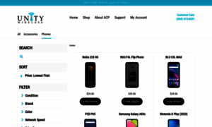 Phones.unitywireless.com thumbnail