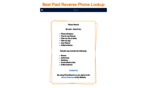 Phonesearch.us thumbnail